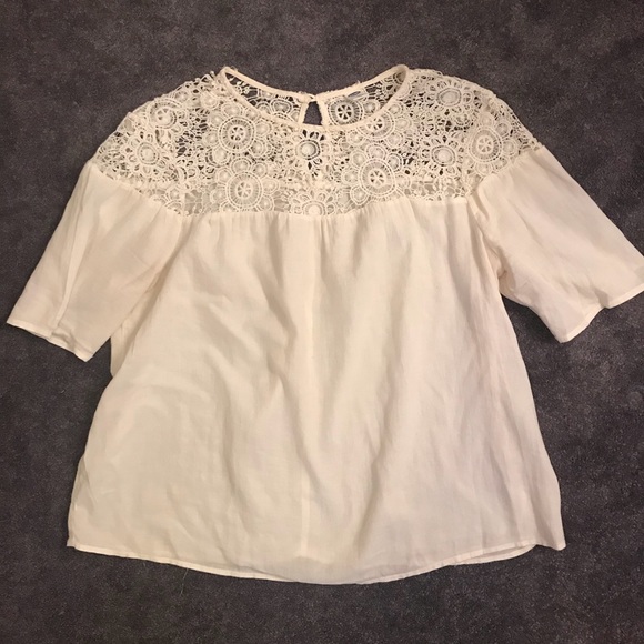 Old Navy Tops - Old Navy Blouse w/ Lace Detail Size M Old Navy Tops - Old Navy Blouse w/ Lace Detail Size M
